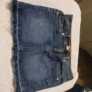 Size 5 Juniors Jean skirt by glow